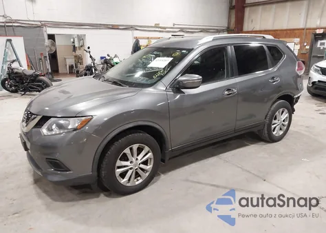 2015 Nissan Rogue Sv из США, поврежденный, VIN KNMAT2MV8FP549863